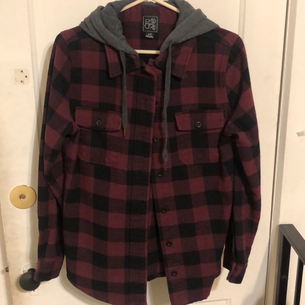 Empyre hooded flannel